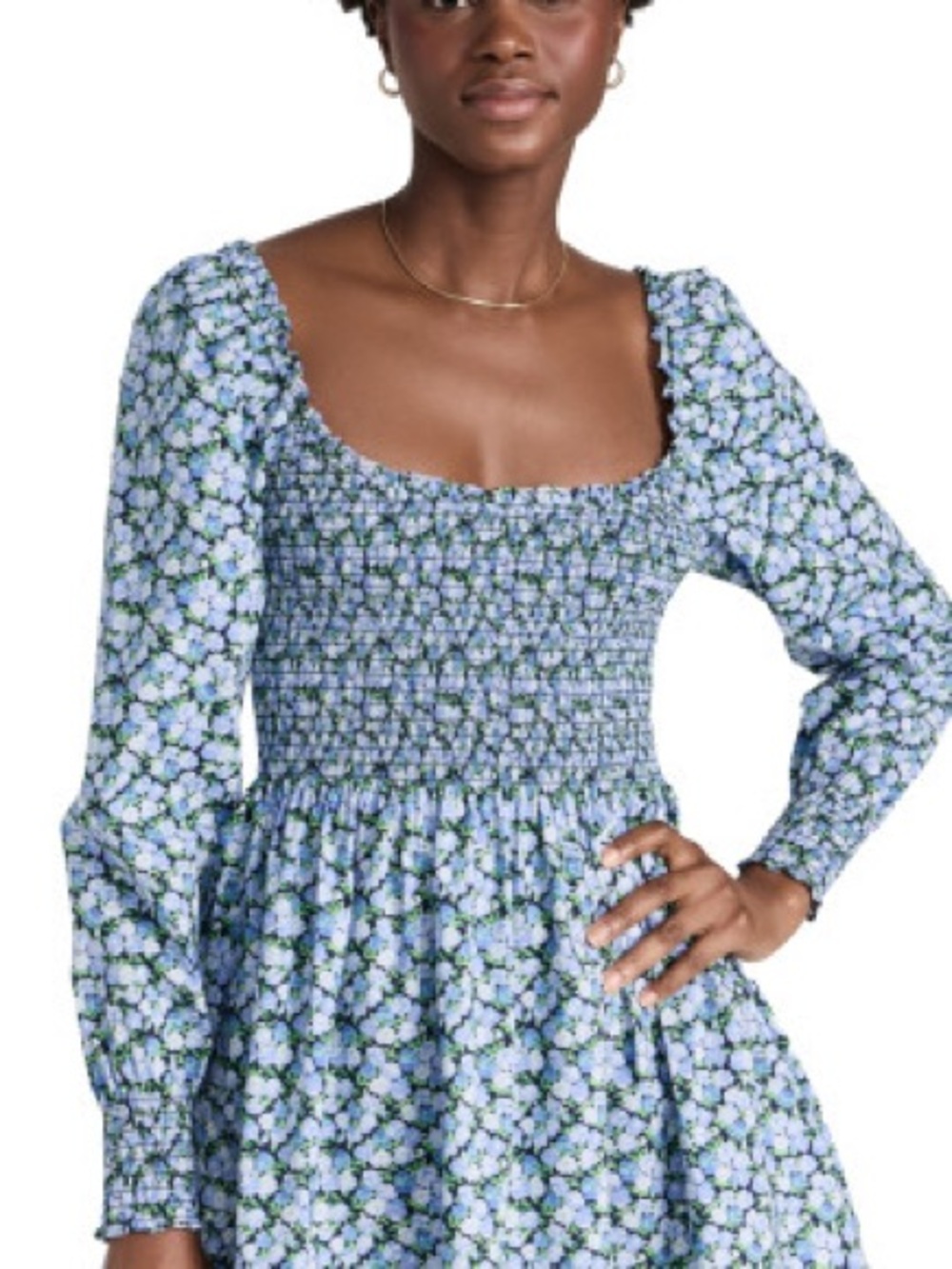 Norah Nap Dress - blue pansy - Hill House NWT size M